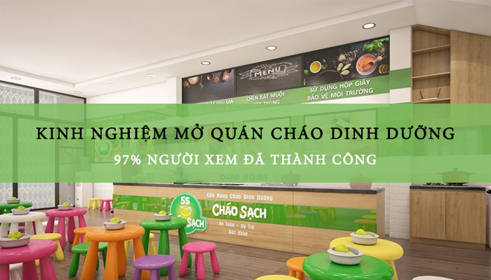Khám phá những nguyên tắc vàng khi mở quán cháo dinh dưỡng