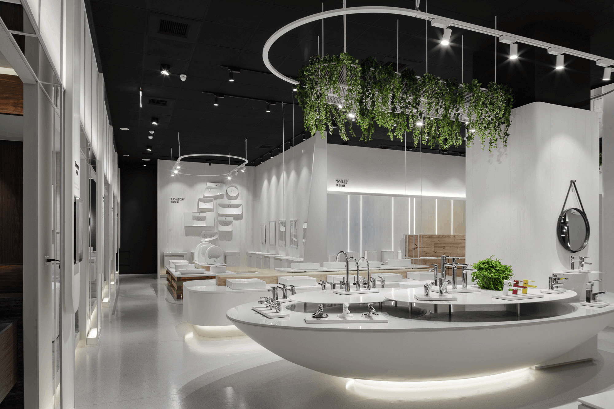 Hé lộ cách thức thiết kế showroom thiết bị vệ sinh độc đáo