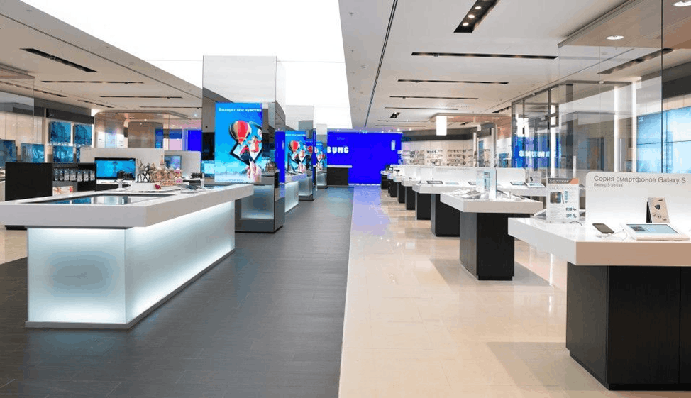 Các cách thiết kế cửa hàng điện máy đáp ứng thị hiếu khách hàng