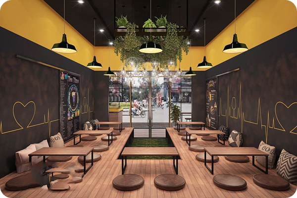 quan tra sữa đẹp