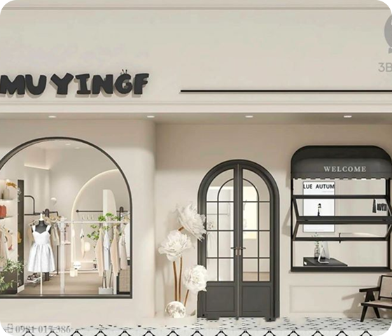Thiết Kế cửa Hàng đẹp