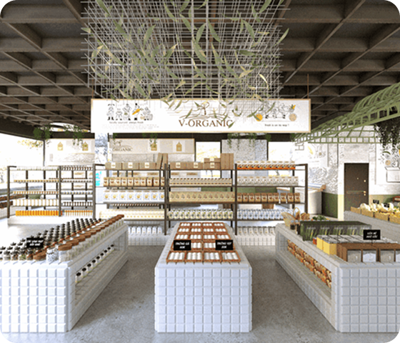 Thiết Kế cửa Hàng đẹp